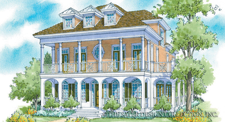 Capella Place-Front Elevation-Plan #6870