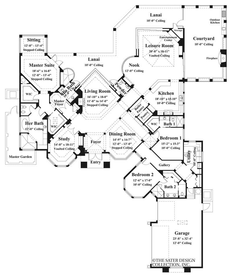 colony bay floor plan - plan #6928_m