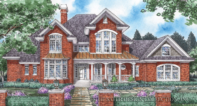 Channing-Front Elevation-Plan #8005