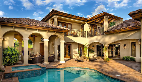 Courtyard House Plans