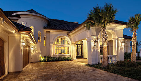 Porte-Cochere Home Plans