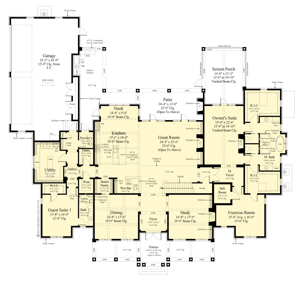 9507 first level floor plan