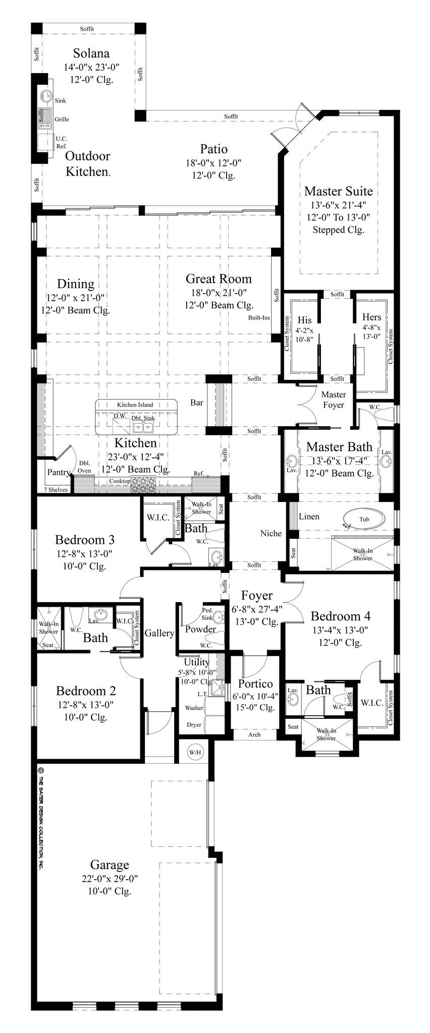 Kelston-Main Level Floor Plan-#6581