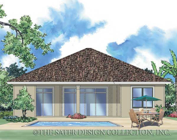Cerafino-Rear Elevation-Plan #6504