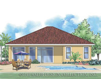 Leora - Rear Elevation Render Image - Plan #6508_RXC