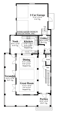 Cabrini- Main Level Floor Plan -#6516