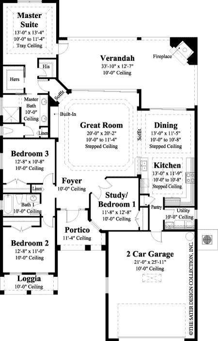 modena-main level floor plan-#6517