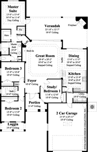 Modena-Main Level Floor Plan-#6517