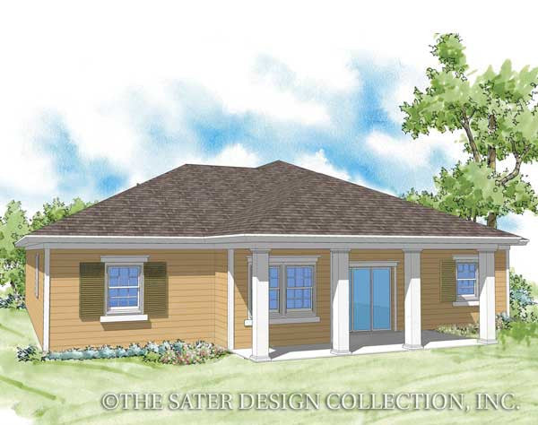 Calhoun-Rear Elevation-Plan #6526