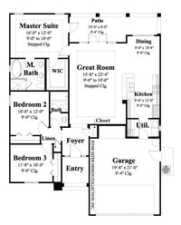 Nichols-Main Level Floor Plan- #6537