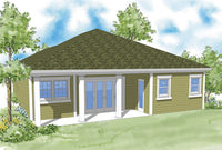 Parley-Rear Elevation-Plan #6539