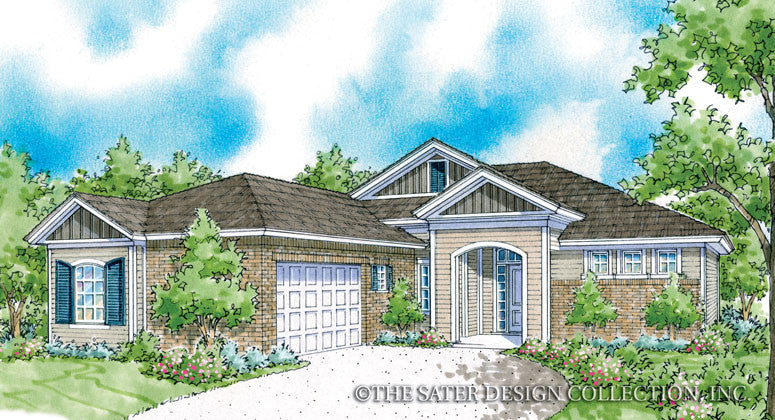 Villard-Front Elevation-Plan #6543