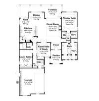 Villard-Main Level Floor Plan-#6543