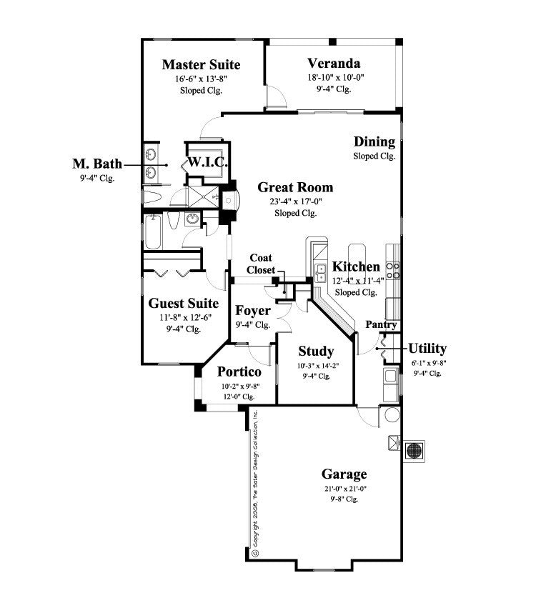 Arezzo-Main Level Floor Plan-Plan #6547