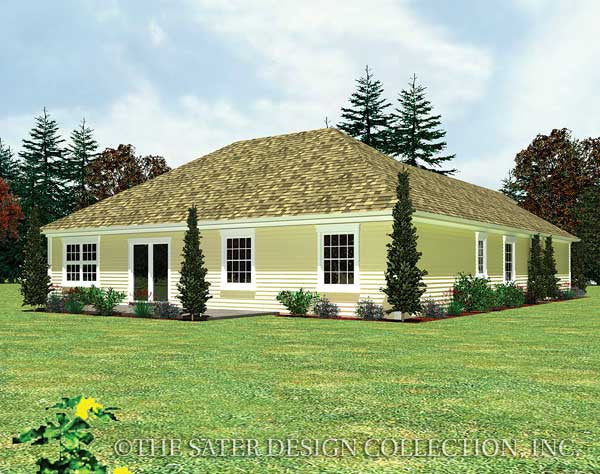 Cherrydale-Rear Elevation-Plan #6558