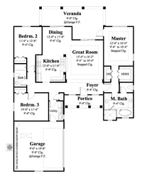 Summerton-Main Level Floor Plan-#6559