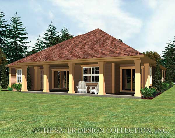 Pendergrass-Rear Elevation-Plan #6561
