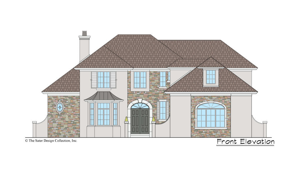Maynard House Plan front elevation