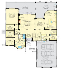Maynard Home design main floor plan