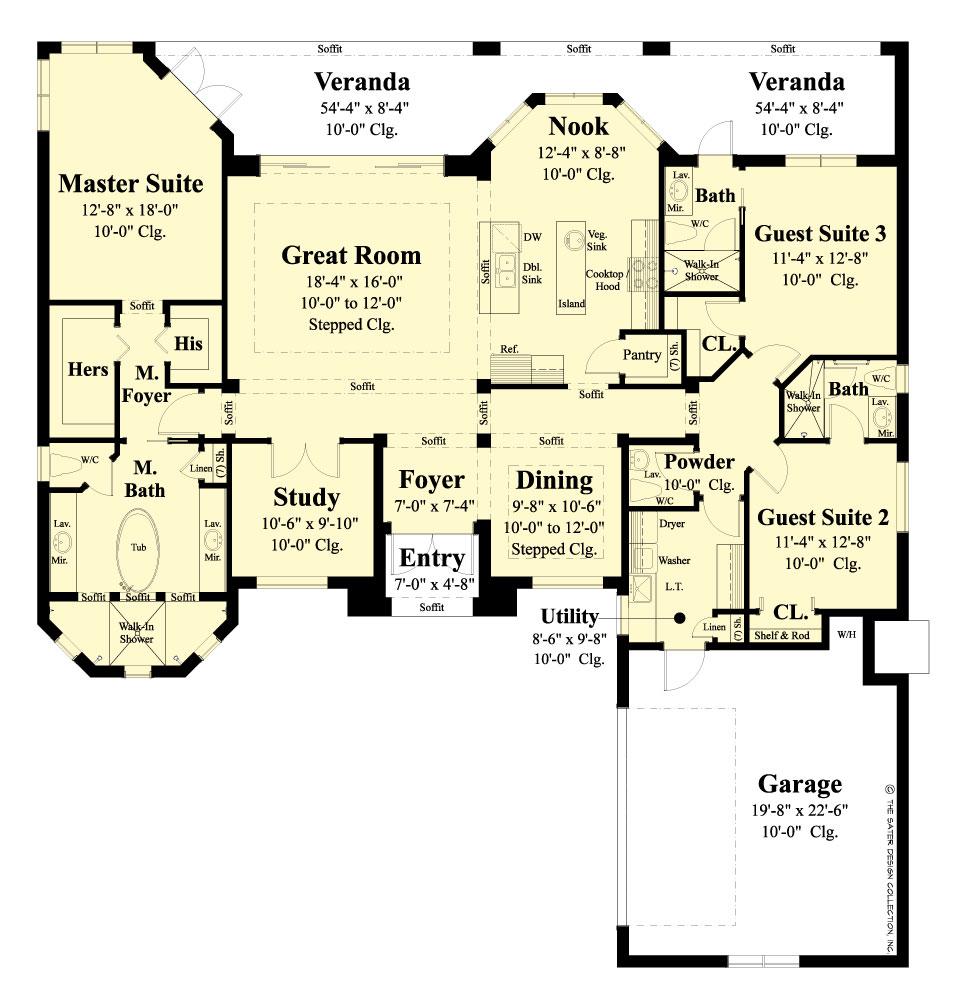 Prescott main floor plan