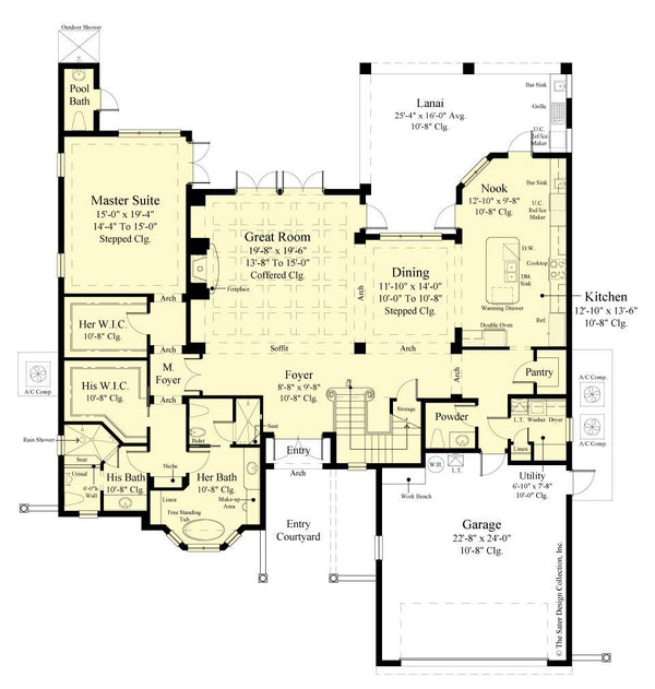 Belcourt Home Main Floor Plan #6583