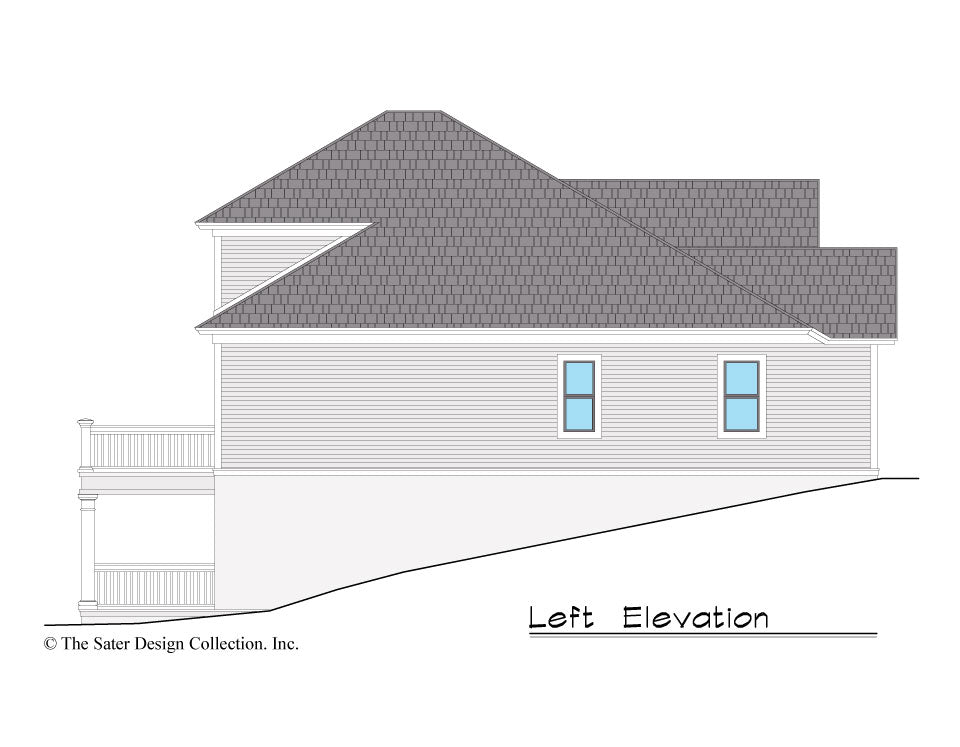 Jasmine Home Design left elevation