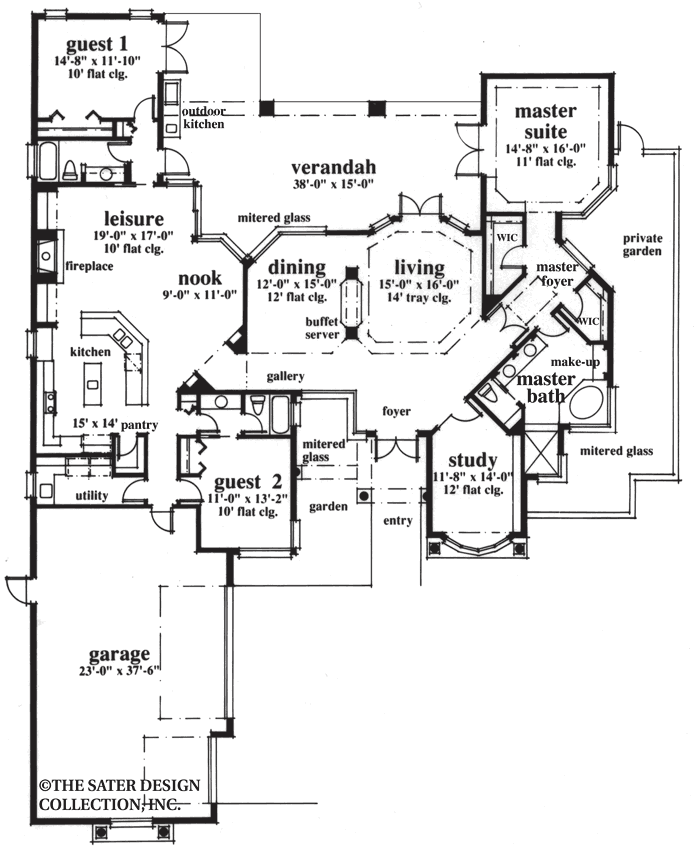 turnberry lane-main level floor plan-#6602