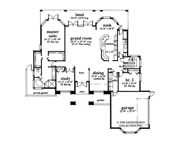 Torrey Pines Way-Main Level Floor Plan-#6608