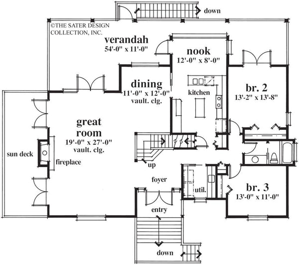 Spyglass Hill-Main Level floor plan