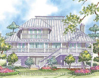 Spyglass Hill-Rear Elevation-Plan #6615