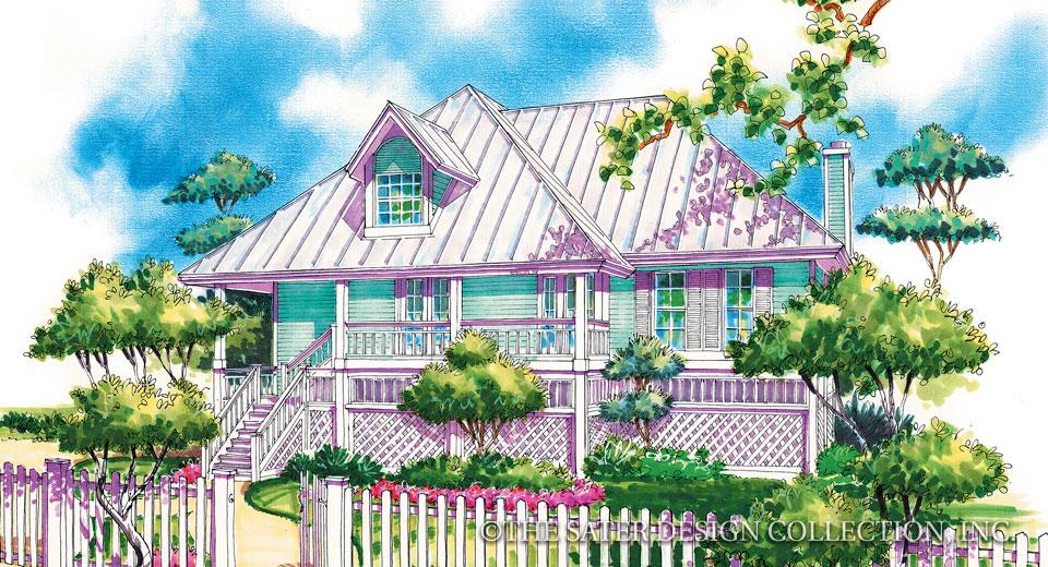 Tradewind Court House Plan Sater Design