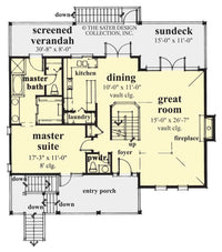 Tradewind Court-Main Level Floor Plan-#6617