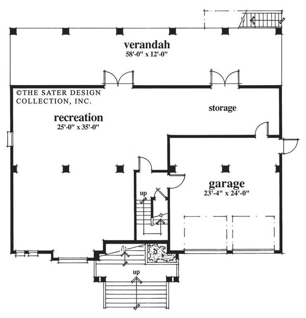 Plan #6622-Lower Level Floor Plan-Admiralty Pointe