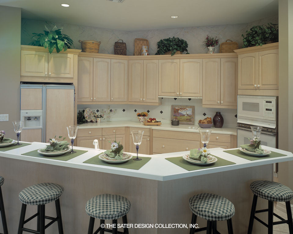 Roomy modern kitchen