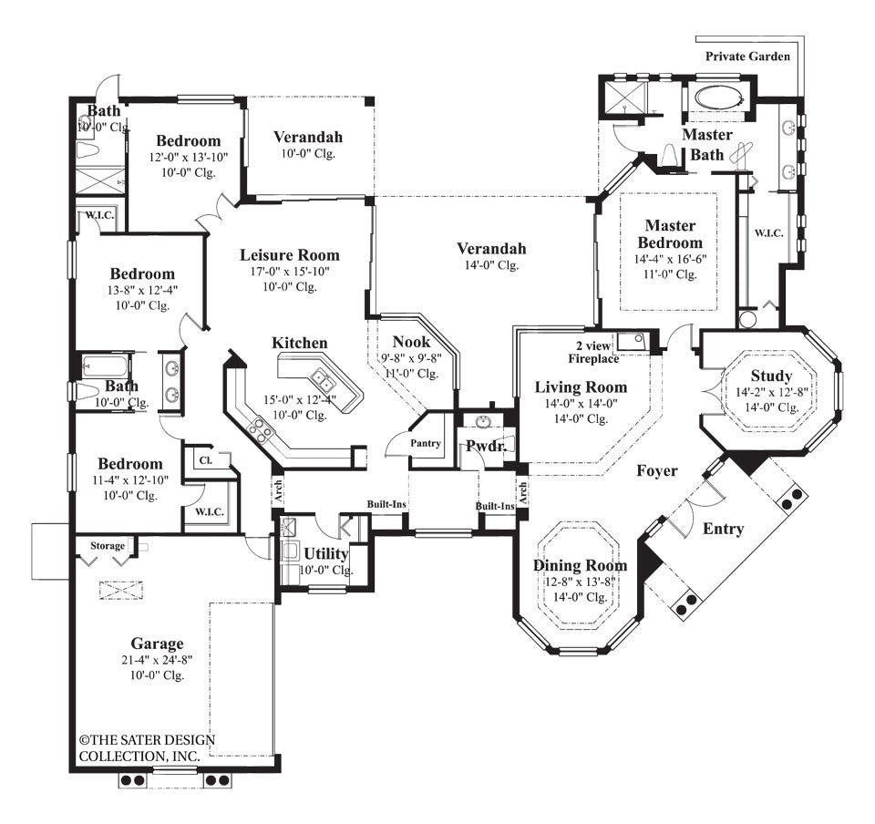 royal troon lane-main level floor plan-#6633