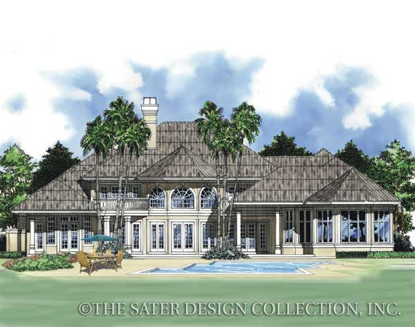 Port Royal Way Home-Rear Elevation Render Image-Plan #6635