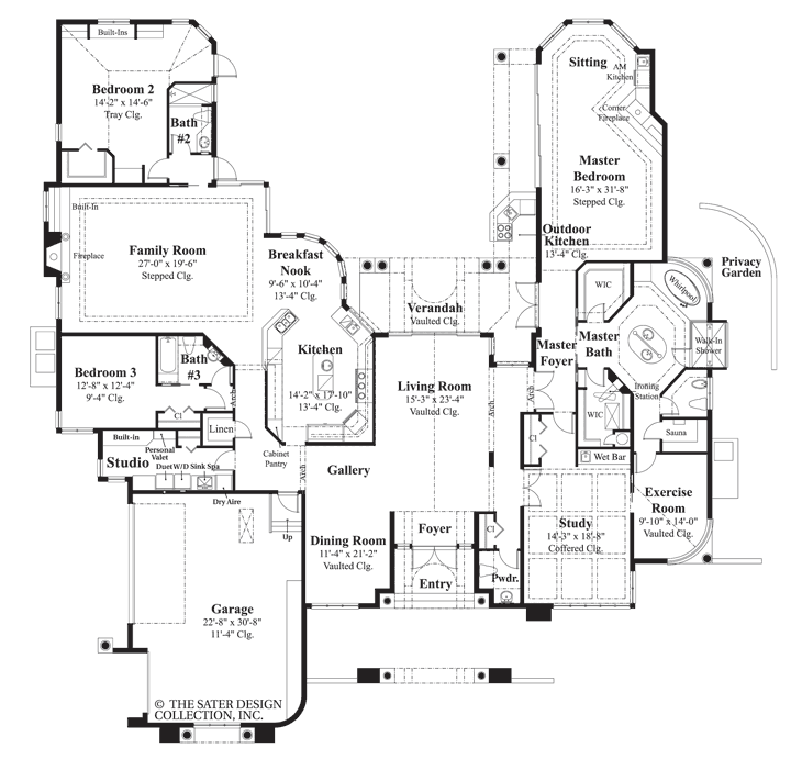 Grand Cypress Lane-Main Level Floor Plan #6636