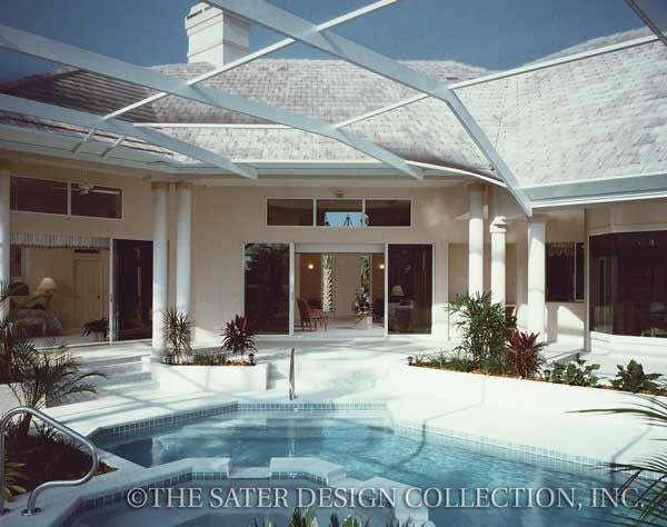 Castlepines Trace-Rear Elevation-Plan #6640