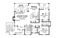 Nassau Cove-Main Level Floor Plan-Plan #6654