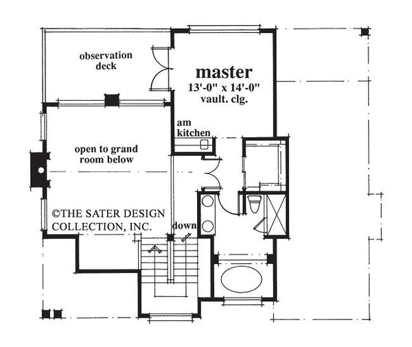 Nassau Cove-Upper Level Floor Plan-Plan 6654