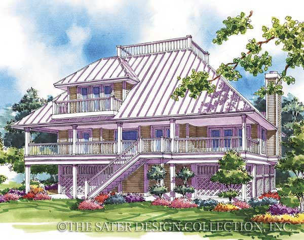 Abaco Bay-Rear Elevation Rendering-Plan#6655