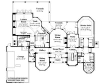 Stoney Creek Way-Main Level Floor Plan #6656