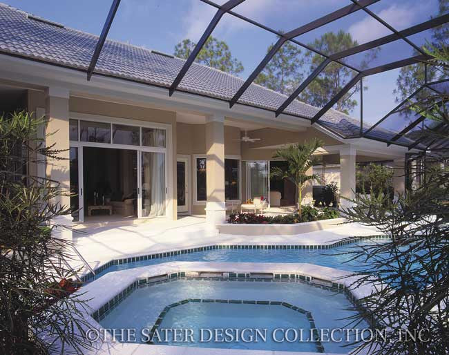 Biltmore Trace-Rear Elevation-Plan #6657