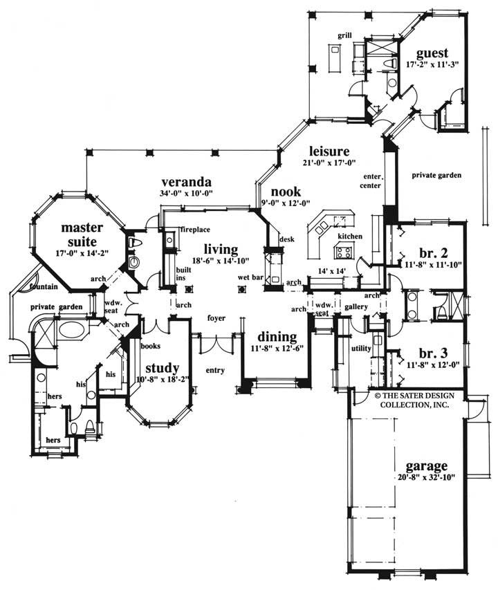 spring hill lane-floor plan-plan #6661