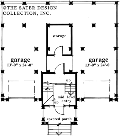 Saddle River-Lower Level Floor Plan-#6681