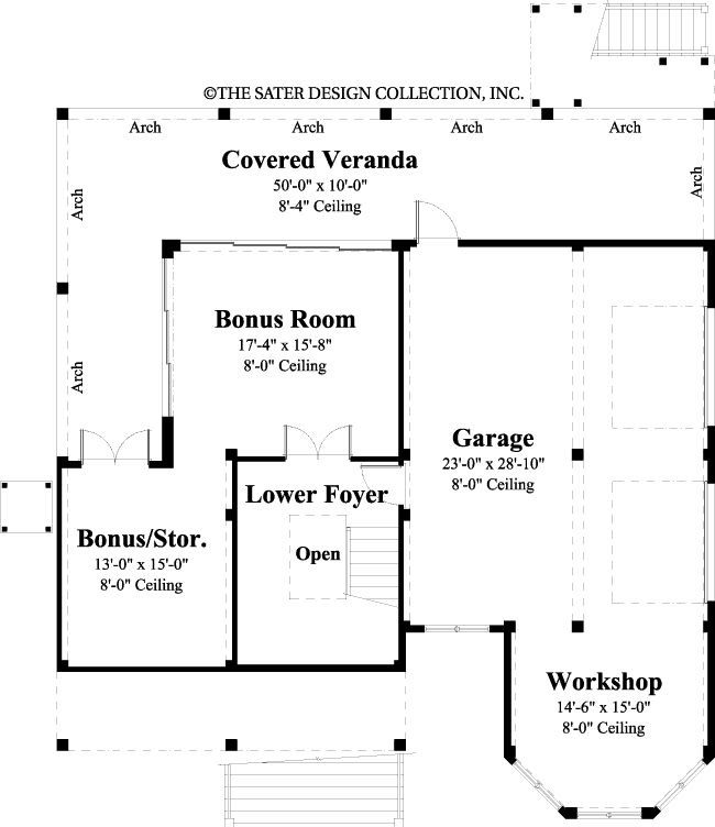 seagrove beach-lower level floor plan-#6682