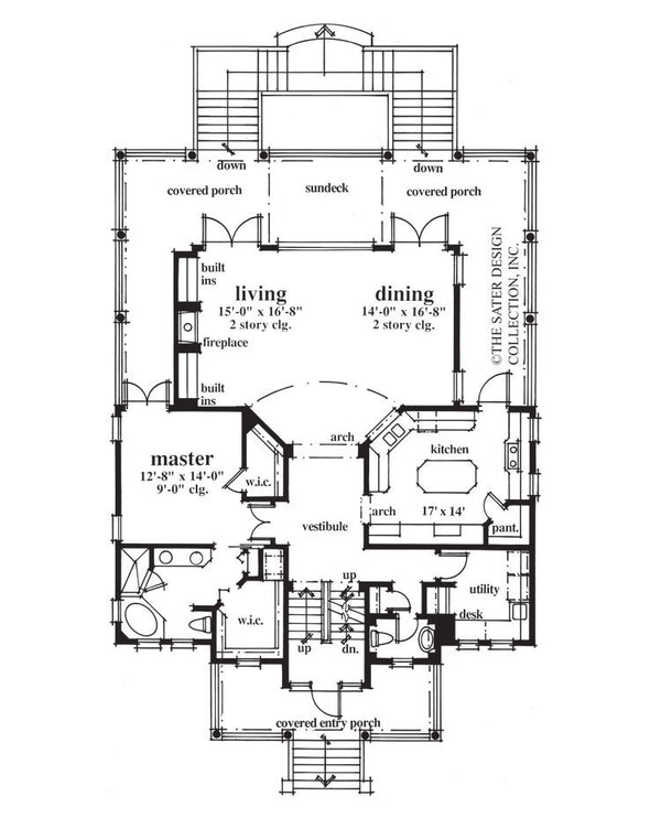Hemingway Lane-Main Floor Plan-Plan #6689