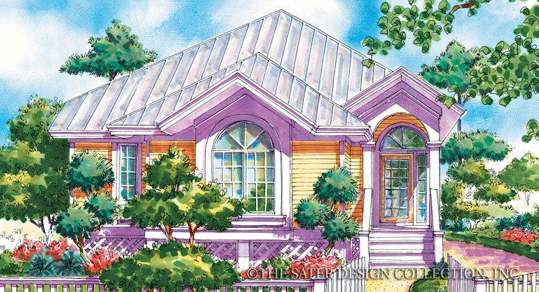 Mallory Square-Front Elevation Render-Plan #6691