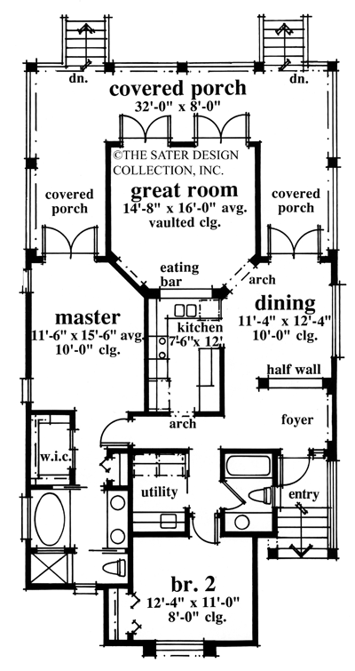 Mallory Square- Floor Plan -Plan #6691