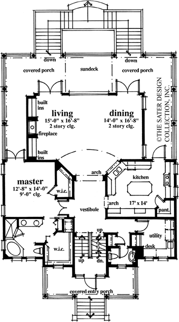 nantucket sound home-main floor plan-plan #6693